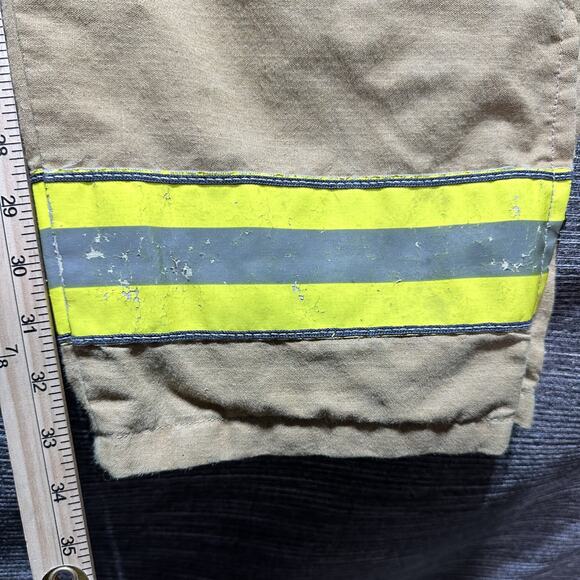 Globelife Pants Men's Size L Yellow Firefighter Tech Rescue Pant Vintage RARE - Picture 7 of 16